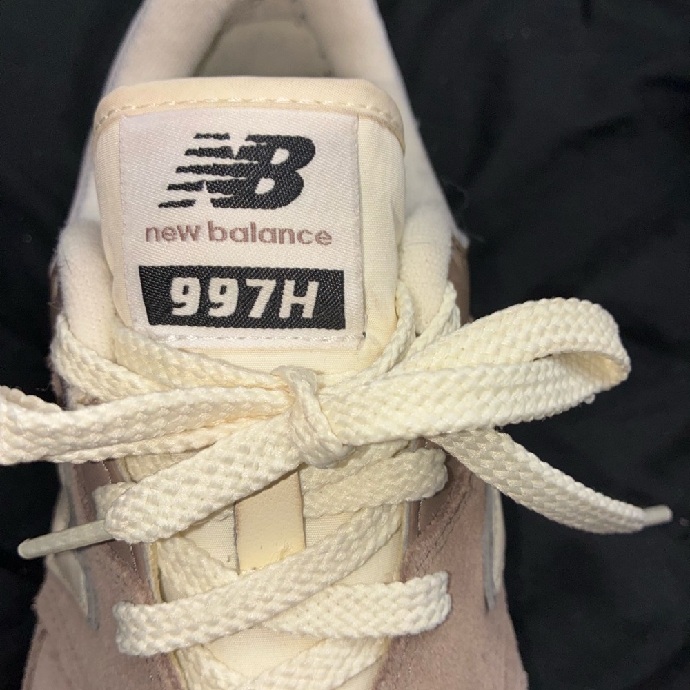 New Balance Tan and Gray Athletic Shoes - Picture 6 of 8
